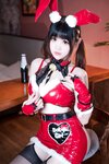 [COSPLAY] miko酱ww 圣诞兔兔