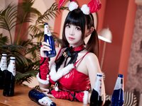 [COSPLAY] miko酱ww 圣诞兔兔
