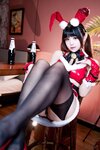 [COSPLAY] miko酱ww 圣诞兔兔