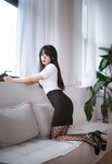 [COSPLAY] 轩萧学姐 提花裤袜