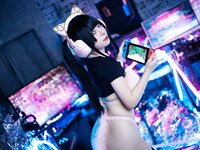 [COSPLAY] 胡桃猫Kurumineko 电竞甜心