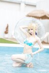 [COSPLAY] 封疆疆v NO.019 阿尔托莉雅 潘德拉贡 泳装