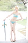 [COSPLAY] 封疆疆v NO.019 阿尔托莉雅 潘德拉贡 泳装