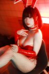 [COSPLAY] 末夜787 红色兔女郎