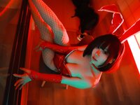 [COSPLAY] 末夜787 红色兔女郎