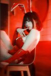[COSPLAY] 末夜787 红色兔女郎