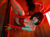 [COSPLAY] 末夜787 红色兔女郎