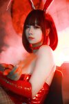 [COSPLAY] 末夜787 红色兔女郎