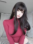 [COSPLAY] 女主K - 红色毛衣的丰满妹妹 [103P-727.48MB]