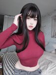 [COSPLAY] 女主K - 红色毛衣的丰满妹妹 [103P-727.48MB]