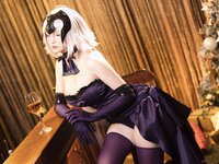 [COSPLAY] 星之迟迟 圣诞节 黑贞