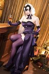 [COSPLAY] 星之迟迟 圣诞节 黑贞