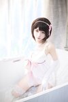 [COSPLAY] 宮本桜 加藤惠浴室