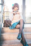 [COSPLAY] 雪琪 JK夕阳