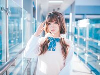 [COSPLAY] 雪琪 JK夕阳