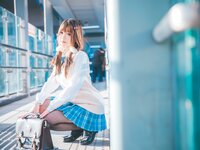 [COSPLAY] 雪琪 JK夕阳