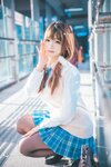 [COSPLAY] 雪琪 JK夕阳