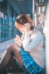 [COSPLAY] 雪琪 JK夕阳