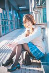 [COSPLAY] 雪琪 JK夕阳