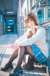 [COSPLAY] 雪琪 JK夕阳