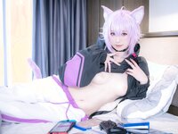 [COSPLAY] Sameki NO.019 Nekomata Okayu