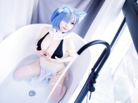 [COSPLAY] 末夜787 蕾姆女仆泳装