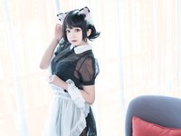 [COSPLAY] 恩田直幸 奶牛猫女仆