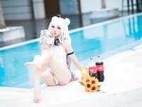 [COSPLAY] 焖焖碳 NO.012 恶毒泳衣