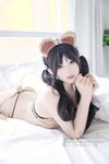 [COSPLAY] 咬一口兔娘 小熊睡衣