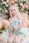 [COSPLAY] 咬一口兔娘 豌豆公主的秘密花房