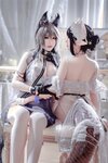 [COSPLAY] 面饼仙儿 半半子 Arknights 黑x森蚺