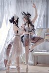 [COSPLAY] 面饼仙儿 半半子 Arknights 黑x森蚺
