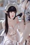 [COSPLAY] 面饼仙儿 半半子 Arknights 黑x森蚺