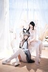 [COSPLAY] 面饼仙儿 半半子 Arknights 黑x森蚺