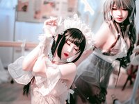 [COSPLAY] 面饼仙儿 半半子 Arknights 黑x森蚺