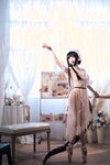 [COSPLAY] 面饼仙儿 半半子 Arknights 黑x森蚺