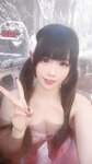 [COSPLAY] miko酱ww 雪地温泉