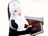 [COSPLAY] Natsuko夏夏子 反差修女