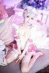 [COSPLAY] 阿包也是兔娘 七夕粉粉女仆