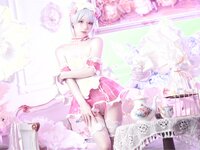 [COSPLAY] 阿包也是兔娘 七夕粉粉女仆