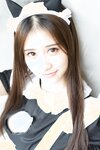 [COSPLAY] 一只小仙若 黑丝女仆