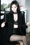 [COSPLAY] 许岚 叁月life 黑丝西装