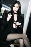 [COSPLAY] 许岚 叁月life 黑丝西装