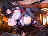 [COSPLAY] 伊喵君 景三 八重 雷神 双倍快乐