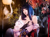 [COSPLAY] 伊喵君 景三 八重 雷神 双倍快乐