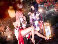 [COSPLAY] 伊喵君 景三 八重 雷神 双倍快乐