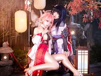 [COSPLAY] 伊喵君 景三 八重 雷神 双倍快乐