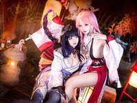 [COSPLAY] 伊喵君 景三 八重 雷神 双倍快乐