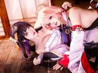 [COSPLAY] 伊喵君 景三 八重 雷神 双倍快乐