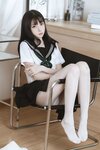 [COSPLAY] 许岚 叁月life 白丝水手服